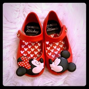 Girls shoes Mini Melissa Minnie Mickey mouse